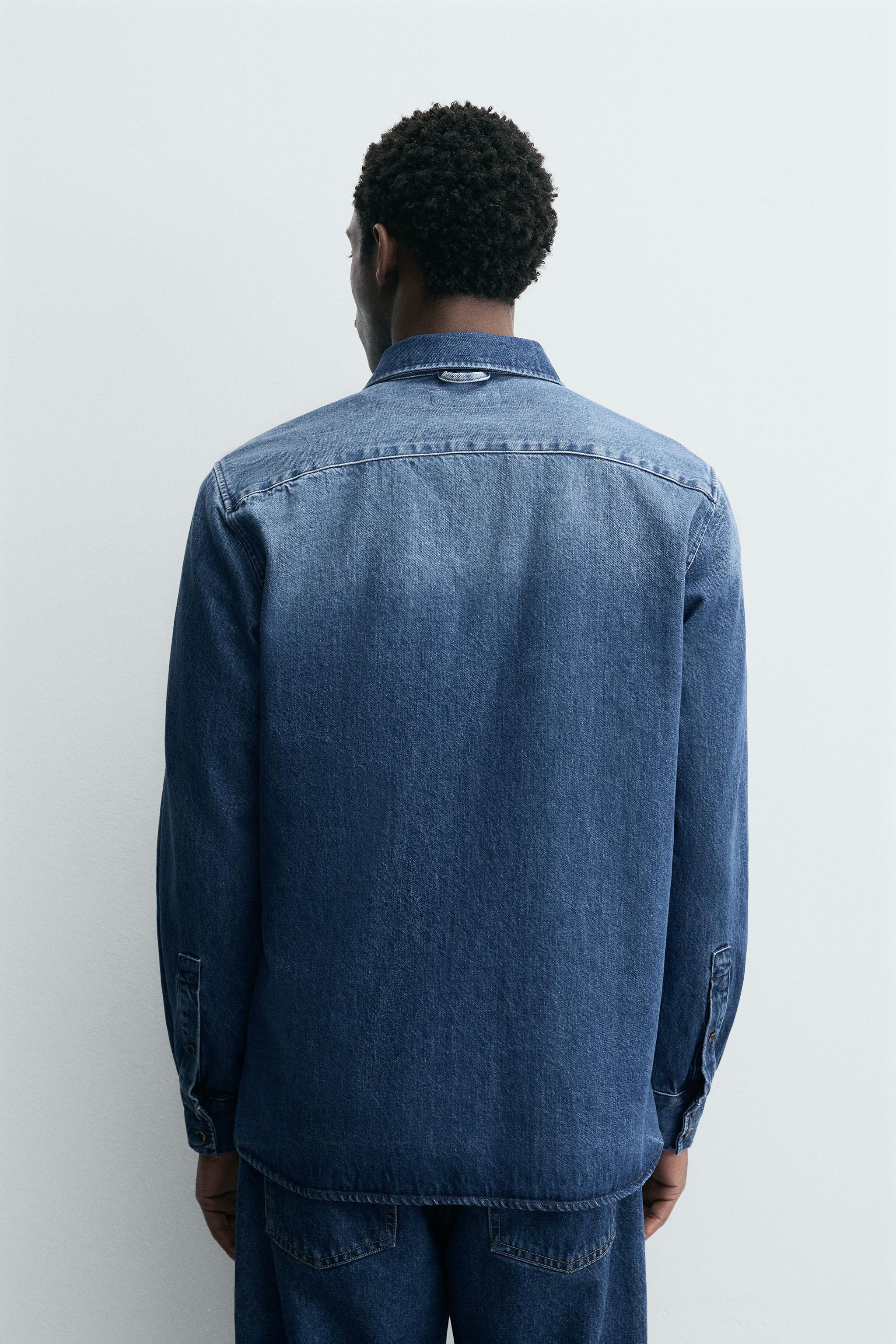 CHEMISE EN JEAN DÉLAVÉE